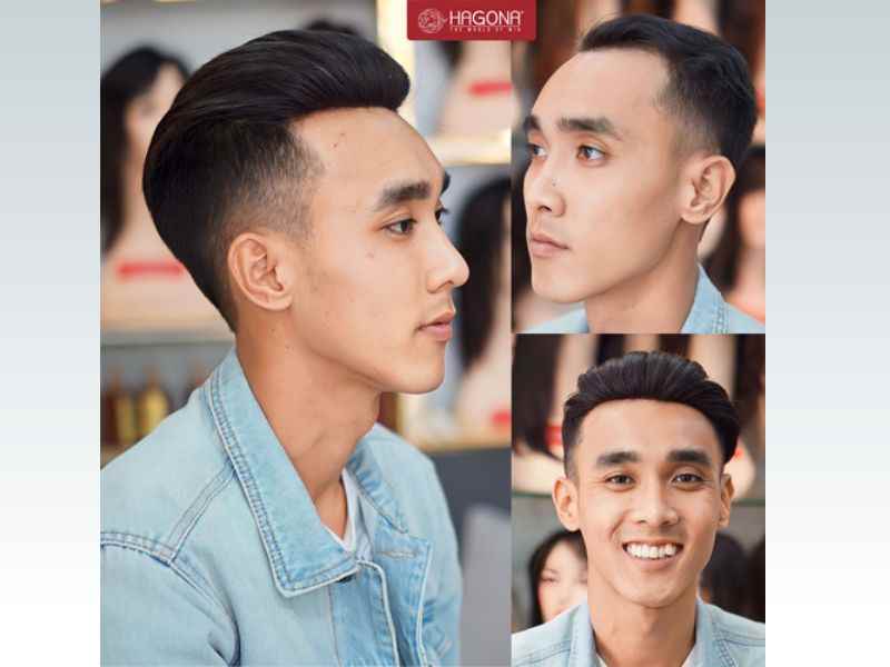 Kiểu tóc mái hói chữ M điển trai, phong độ